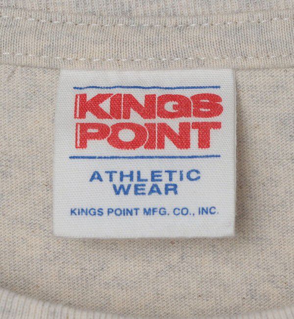 SHIPS「【SHIPS別注】KINGS POINT: ロゴ プリント 半袖 Tシャツ」|Tシャツ・カットソー|