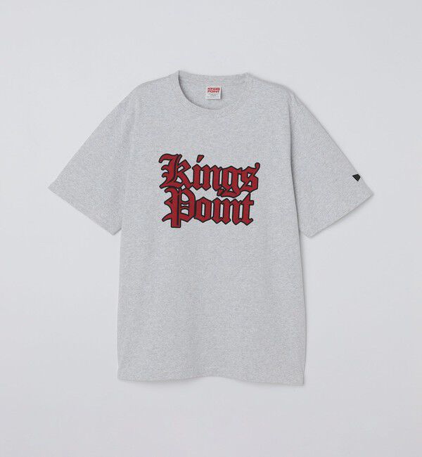 SHIPS「【SHIPS別注】KINGS POINT: ロゴ プリント 半袖 Tシャツ」|Tシャツ・カットソー|