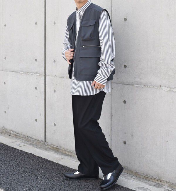 SHIPS any「SHIPS any: 〈洗濯機可能〉ストレッチ ナイロン マルチポケット ベスト (セットアップ対応)◇」|ベスト・ジレ|