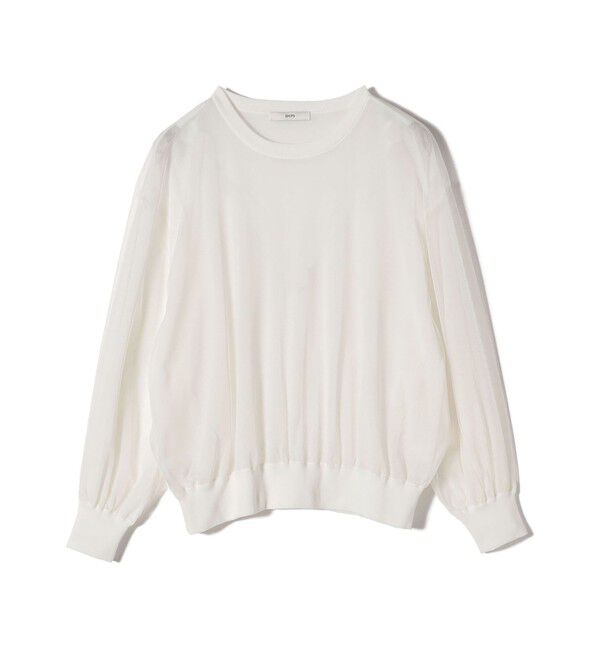 SHIPS for women「〈手洗い可能〉ダブル シアー ニット プルオーバー」|ニット・セーター|