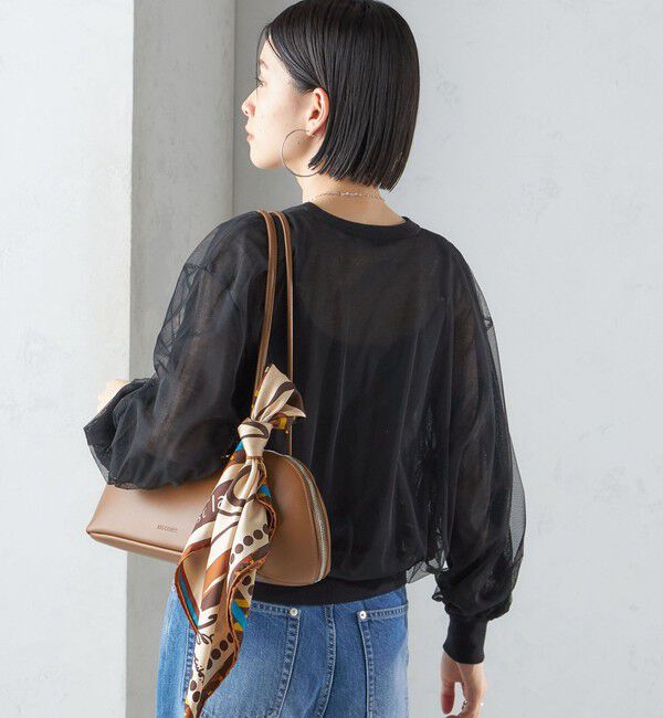 SHIPS for women「〈手洗い可能〉ダブル シアー ニット プルオーバー」|ニット・セーター|