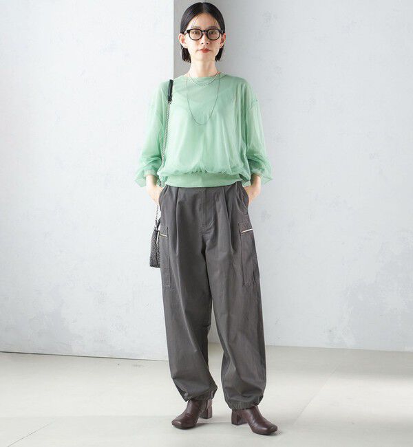 SHIPS for women「〈手洗い可能〉ダブル シアー ニット プルオーバー」|ニット・セーター|