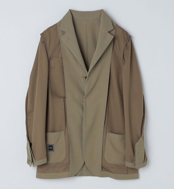 SHIPS「SHIPS: 〈洗濯機可能〉ウォッシャブル ジャージー シャツ ジャケット」|テーラードジャケット|