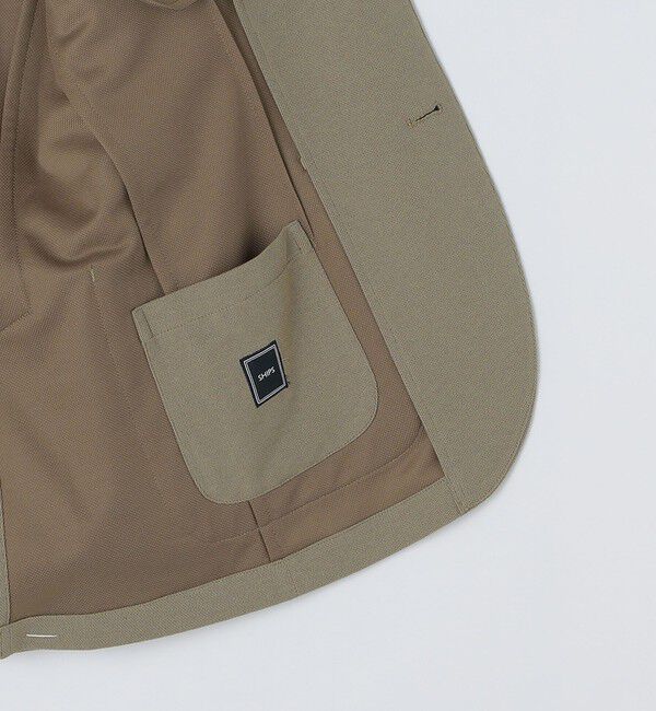 SHIPS「SHIPS: 〈洗濯機可能〉ウォッシャブル ジャージー シャツ ジャケット」|テーラードジャケット|