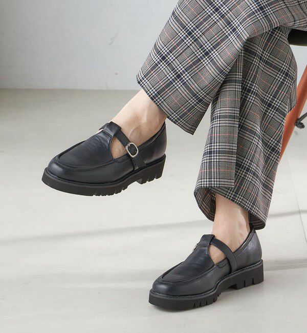 SHIPS for women「HAMON:Tストラップ シューズ（晴雨兼用）」|ローファー|