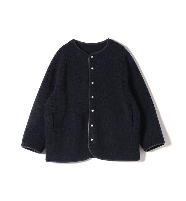 SHIPS for women「〈手洗い可能〉リバーシブル ボア &times; フリース ブルゾン」|ブルゾン・スタジャン|