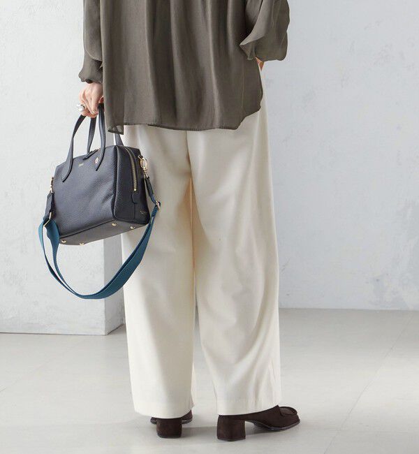 SHIPS for women「〈手洗い可能〉両面起毛 ドロスト パンツ」|その他|