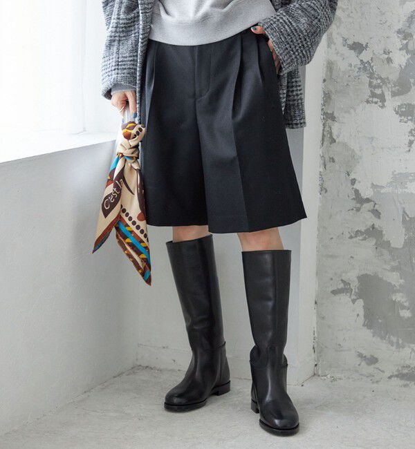 SHIPS for women「無地 フラノ センター プレス ショート パンツ」|その他|