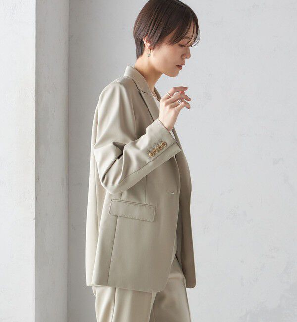 SHIPS for women「タキシード テーラード 1ボタン ジャケット」|テーラードジャケット|