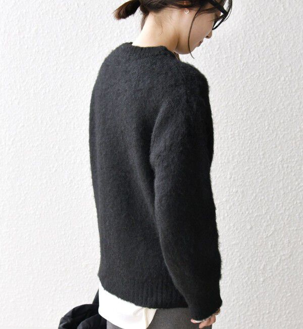 SHIPS any「SHIPS any:〈手洗い可能〉シャギー クルーネック ニット プルオーバー」|ニット・セーター|
