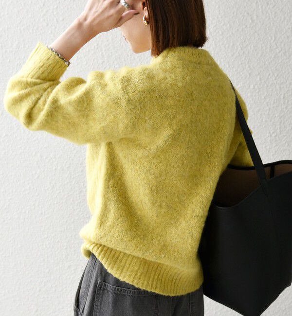 SHIPS any「SHIPS any:〈手洗い可能〉シャギー クルーネック ニット プルオーバー」|ニット・セーター|