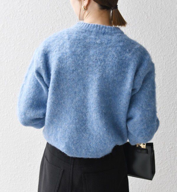 SHIPS any「SHIPS any:〈手洗い可能〉シャギー クルーネック ニット プルオーバー」|ニット・セーター|