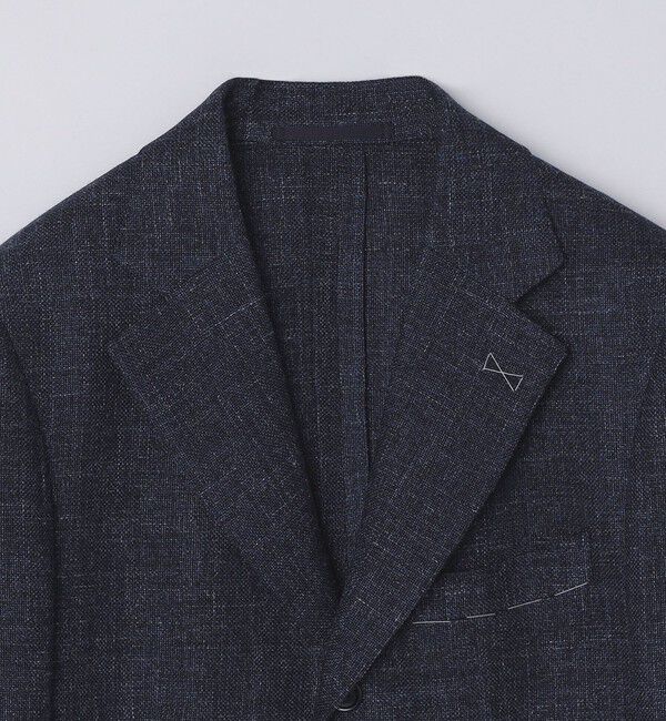 SHIPS「SHIPS: Di Pray メランジ ネイビー ジャケット」|テーラードジャケット|