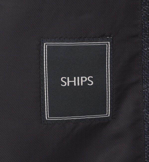 SHIPS「SHIPS: Di Pray メランジ ネイビー ジャケット」|テーラードジャケット|