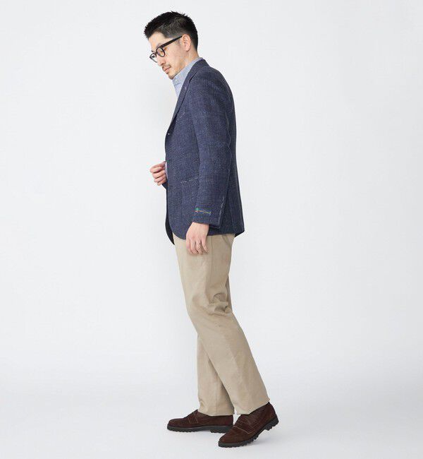 SHIPS「SHIPS: Di Pray メランジ ネイビー ジャケット」|テーラードジャケット|