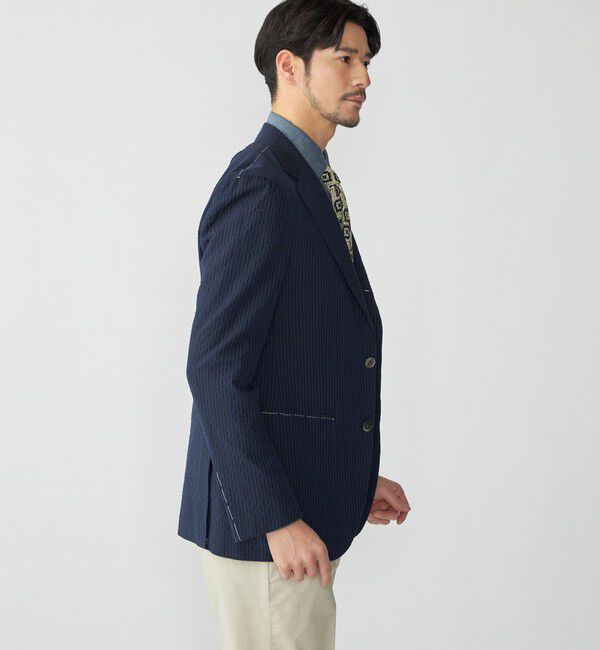 SHIPS「SHIPS: ANGELICO シアサッカー ジャケット」|テーラードジャケット|