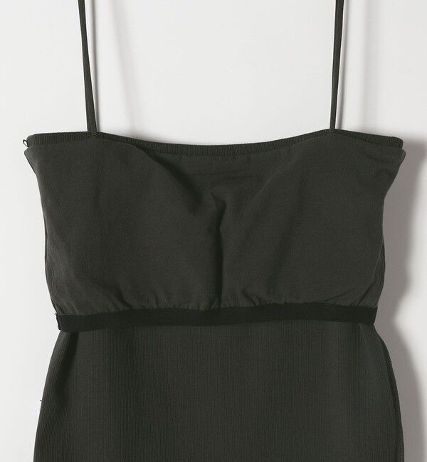 SHIPS any「SHIPS any:〈洗濯機可能〉カップ付き ベアトップ ブラキャミソール」|インナー|