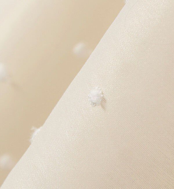 SHIPS for women「〈手洗い可能〉オーガンジー ドット 刺繍 フレア スカート」|スカート|