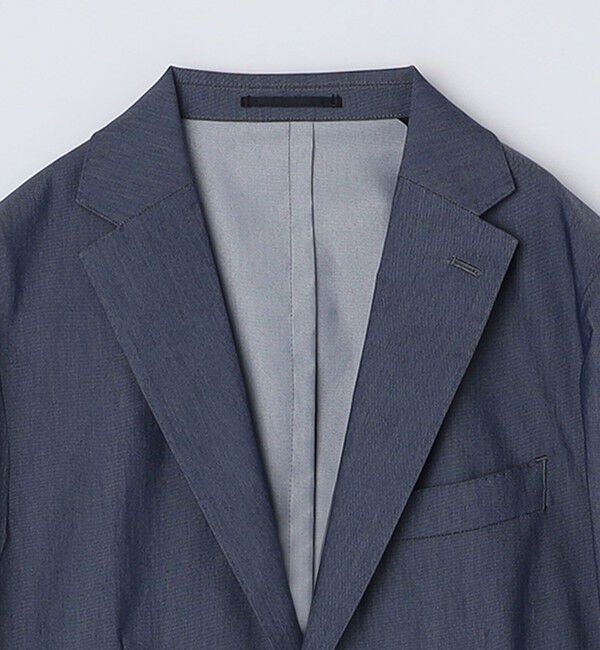 SHIPS Colors 「SHIPS Colors:〈洗濯機可能〉デニム ライク ジャケット(セットアップ対応可能)」|テーラードジャケット|