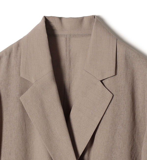 SHIPS Colors 「《一部追加予約》SHIPS Colors:〈手洗い可能〉シアー リネンライク ダブルジャケット◆」|テーラードジャケット|