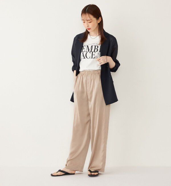 SHIPS Colors 「《一部追加予約》SHIPS Colors:〈手洗い可能〉シアー リネンライク ダブルジャケット◆」|テーラードジャケット|