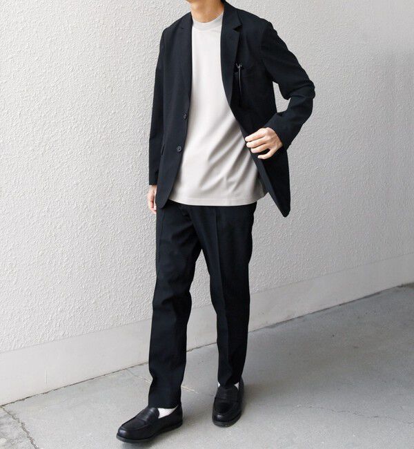 SHIPS any「SHIPS any:〈通気性/遮熱〉CALCULO サマー トロピカル セットアップ スーツ◇」|スーツ|ブラック