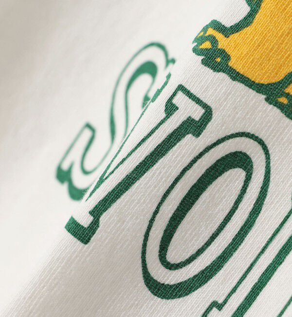 SHIPS any「【SHIPS any別注】THE KNiTS:〈洗濯機可能〉ラウンドヘム プリント ショート TEE」|Tシャツ・カットソー|