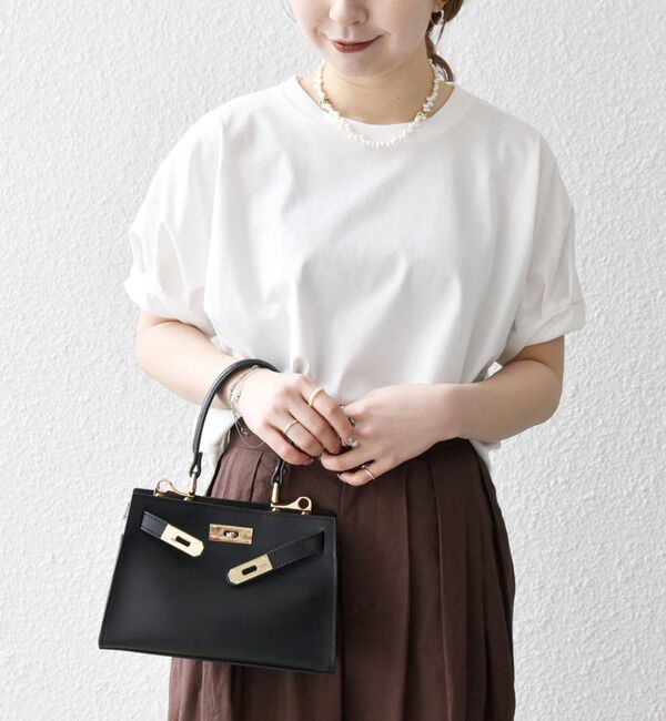 SHIPS any「SHIPS any:〈UVカット/接触冷感/吸水速乾/洗濯機可能〉USAコットン ツイスト TEE」|Tシャツ・カットソー|