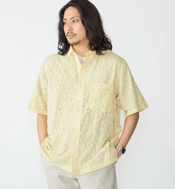 SHIPS「SHIPS: オパール レギュラーカラー ショートスリーブ シャツ」|シャツ・ブラウス|