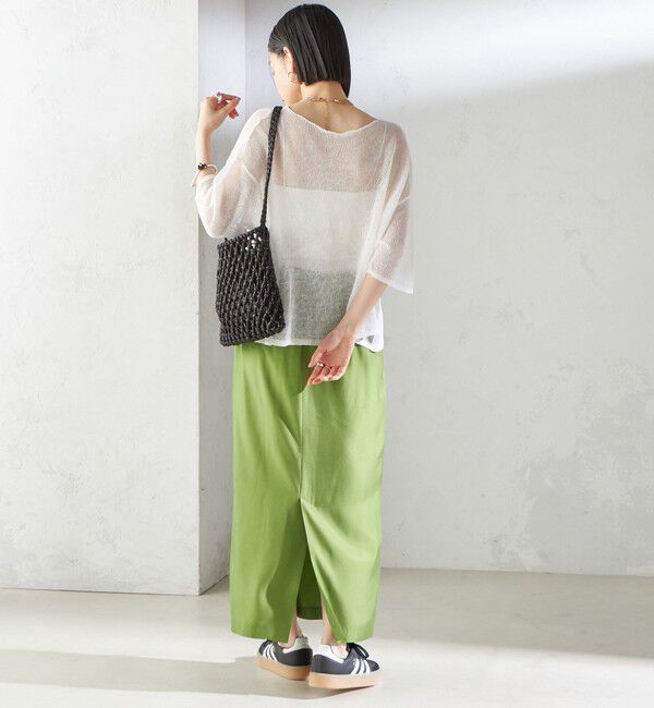 SHIPS for women「〈手洗い可能〉イタリアン シアー リネン プルオーバー」|ニット・セーター|