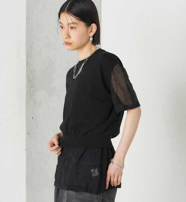 SHIPS for women「Wai＋:〈手洗い可能〉Vネック ベスト」|ニット・セーター|