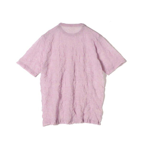 SHIPS for women「《予約》Wai＋:〈手洗い可能〉クリンクル シアー ショート スリーブ プルオーバー」|ニット・セーター|