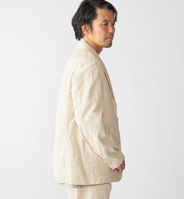 SHIPS「Southwick: Gate Label コットン シルク イージー ブレザー」|テーラードジャケット|