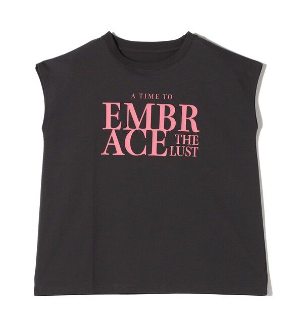 SHIPS Colors 「SHIPS Colors:〈接触冷感・UVカット〉フレンチスリーブ ロゴ Tシャツ◇」|Tシャツ・カットソー|