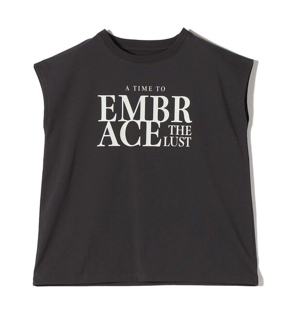 SHIPS Colors 「SHIPS Colors:〈接触冷感・UVカット〉フレンチスリーブ ロゴ Tシャツ◇」|Tシャツ・カットソー|