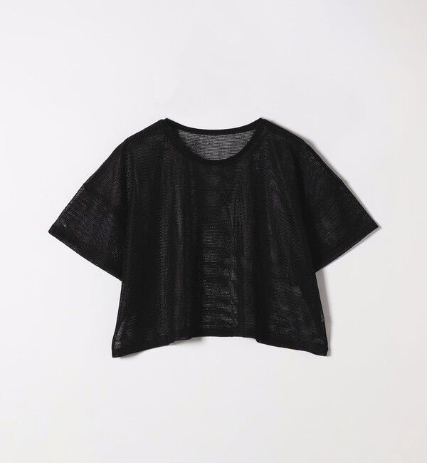 SHIPS any「SHIPS any:〈手洗い可能〉メッシュ シアー ワイド TEE &times; タンク セット」|Tシャツ・カットソー|