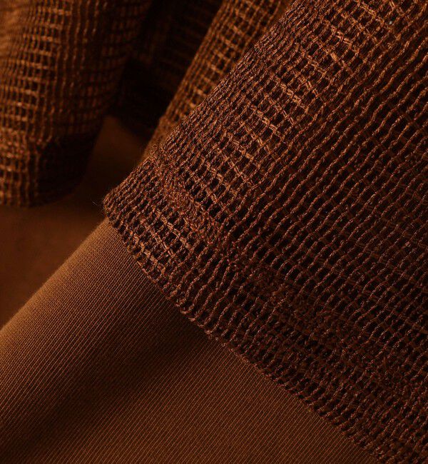 SHIPS any「SHIPS any:〈手洗い可能〉メッシュ シアー ワイド TEE &times; タンク セット」|Tシャツ・カットソー|