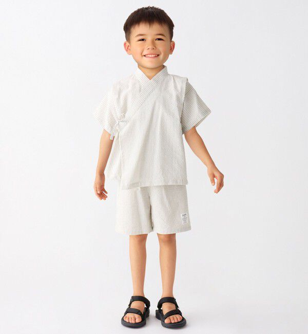 SHIPS Colors 「SHIPS Colors: 90～130cm /〈洗濯機可能〉甚平 ストライプ」|その他|