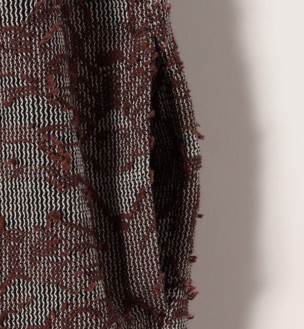 SHIPS any「SHIPS any:〈手洗い可能〉メッシュ ジャカード ギャザー Iライン ワンピース」|ワンピース|