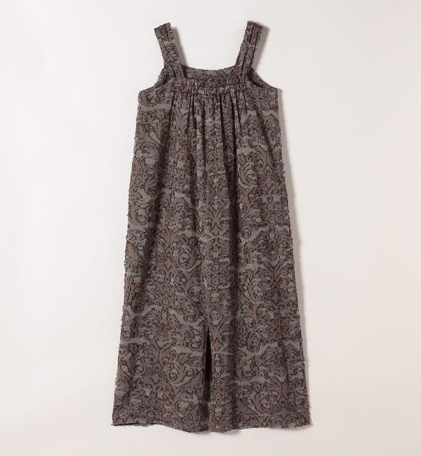 SHIPS any「SHIPS any:〈手洗い可能〉メッシュ ジャカード ギャザー Iライン ワンピース」|ワンピース|