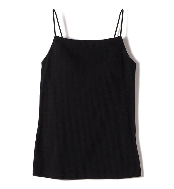 SHIPS Colors 「SHIPS Colors:〈抗菌防臭・洗濯機可能〉テレコ カップ キャミ」|インナー|ブラック