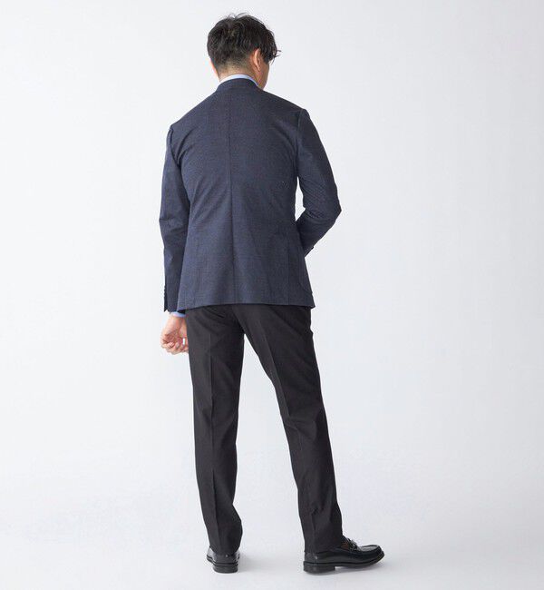 SHIPS「SHIPS: カネマサファブリック ジャージー プリント ハウンドトゥース ジャケット」|テーラードジャケット|