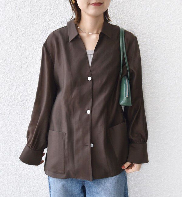 SHIPS for women「〈手洗い可能〉シアー ジャケット 羽織」|その他|