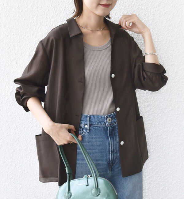 SHIPS for women「〈手洗い可能〉シアー ジャケット 羽織」|その他|