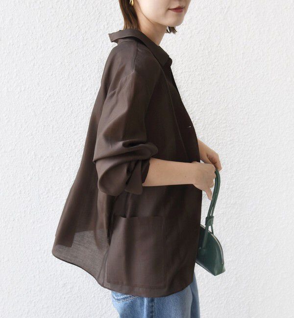 SHIPS for women「〈手洗い可能〉シアー ジャケット 羽織」|その他|