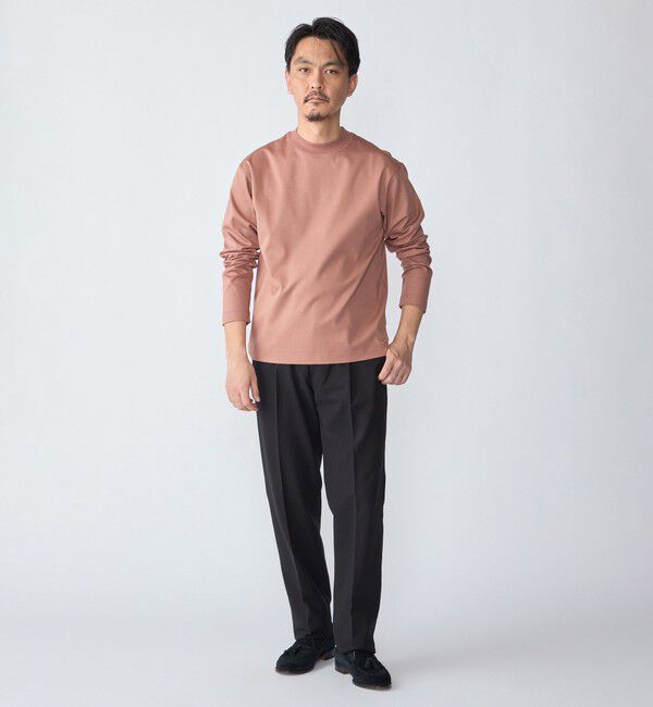 SHIPS「SHIPS: ハイゲージ クルーネック ロングスリーブ Tシャツ」|Tシャツ・カットソー|