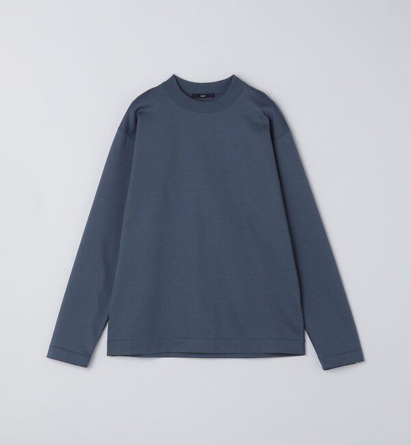 SHIPS「SHIPS: ハイゲージ クルーネック ロングスリーブ Tシャツ」|Tシャツ・カットソー|スカイブルー