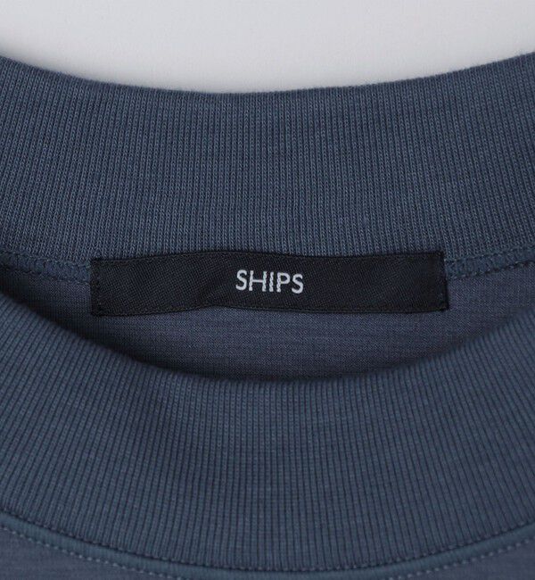 SHIPS「SHIPS: ハイゲージ クルーネック ロングスリーブ Tシャツ」|Tシャツ・カットソー|