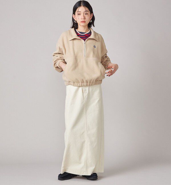 SHIPS for women「SHIPS NINE CASE:〈手洗い可能〉フリース ハーフ ジップ プルオーバー」|その他|