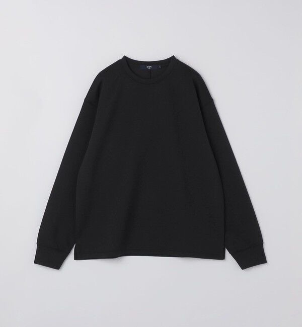 SHIPS Colors 「SHIPS Colors:〈洗濯機可能〉クリーミータッチ プルオーバー」|スウェット・ジャージ|ブラック